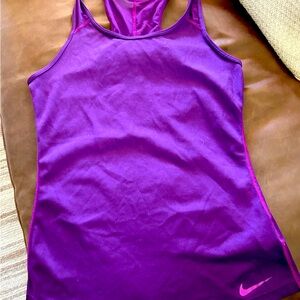 Women’s size small purple Nike tank, upper back is mesh. Gently used